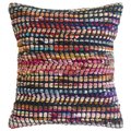 Lr Home LR Home PILLO07614MLTFFPL Multicolored Bohemian Geometric Square Throw Pillow - 20 x 20 in. PILLO07614MLTFFPL